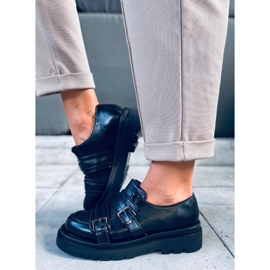 Atena Black dam loafers svart 1