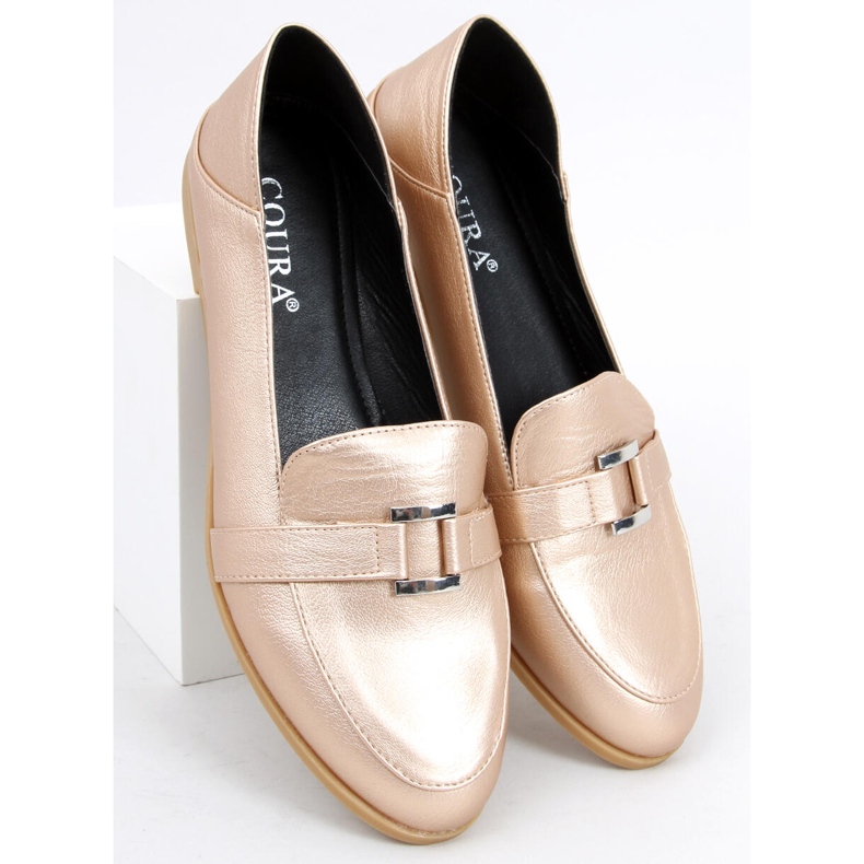 Alma Gold loafers dam gyllene 1
