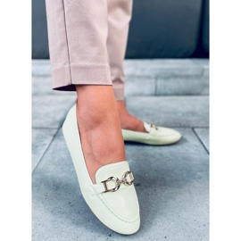 BM Amiya LT.GREEN loafers för damer grön 1