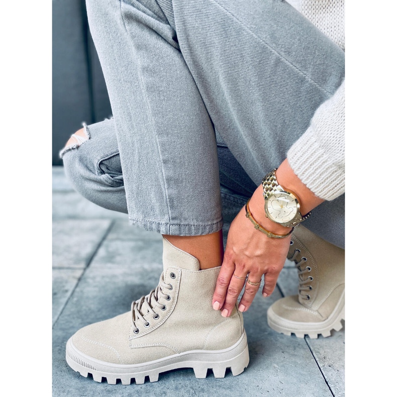 Trekking ankel sneakers Mariko Beige 1