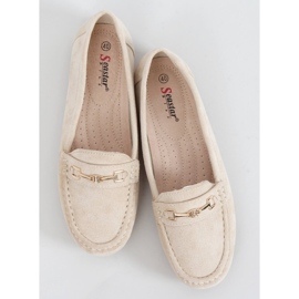 Malwa Beige loafers för dam 1