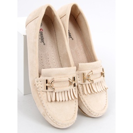 Leif Beige loafers dam 2