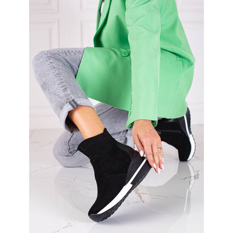 Vinceza damsportstövlar på en svart plattform 2