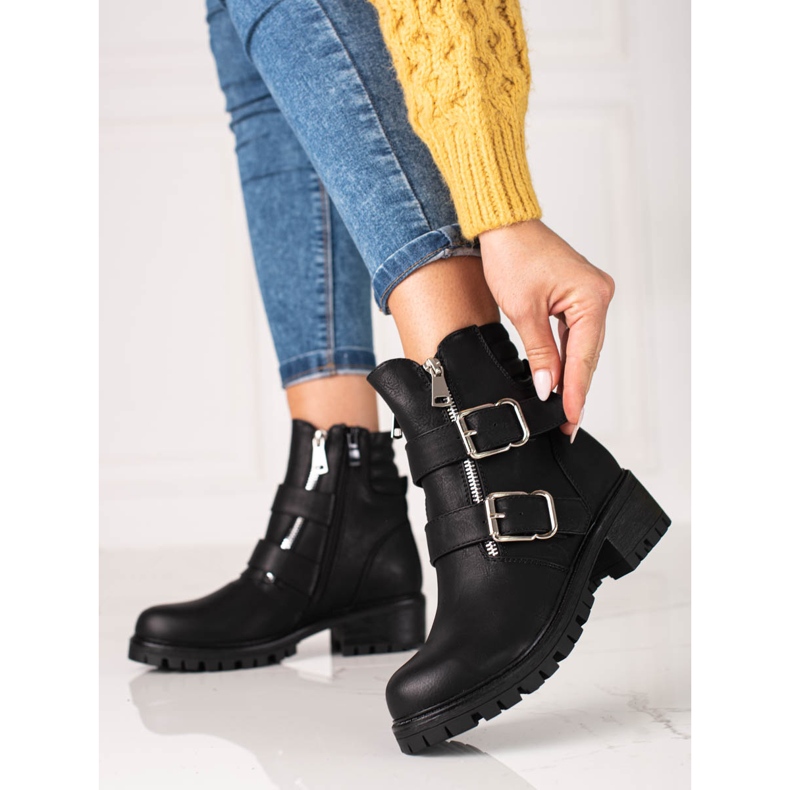 Svarta Shelovet damväskor med dragkedjor 1