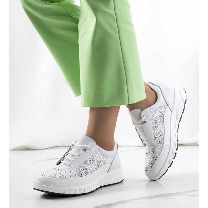 Kaypa vita läder sneakers 1