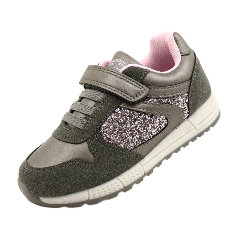 American Club ES40 Gray-Silver Children's Sports Shoes grå 4