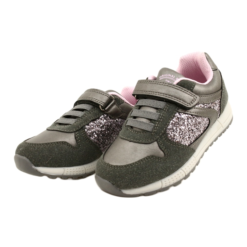 American Club ES40 Gray-Silver Children's Sports Shoes grå 2
