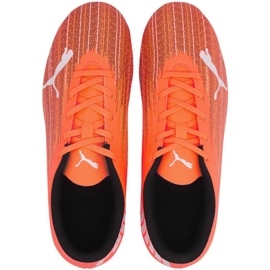 Puma Ultra 4.1 Fg Ag Jr 106100-01 fotbollsskor mångfärgad apelsiner och röda 1