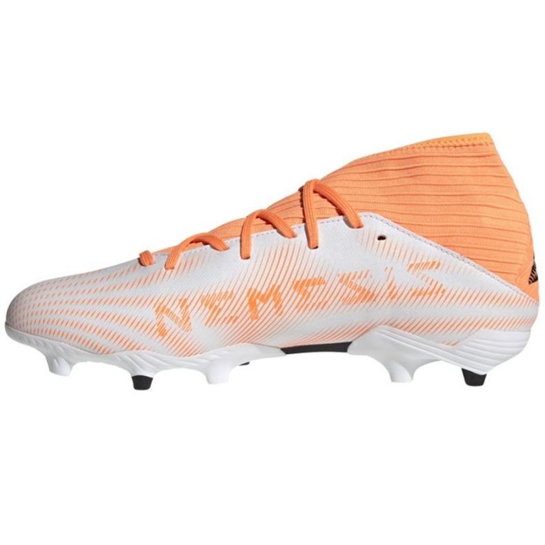Adidas Nemeziz.3 Fg M FW7350 fotbollsskor orange, vit vit 1