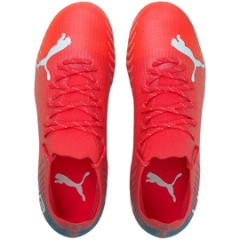 Fotbollsskor Puma Ultra 2.3 Fg Ag Jr 106522 01 mångfärgad apelsiner och röda 1