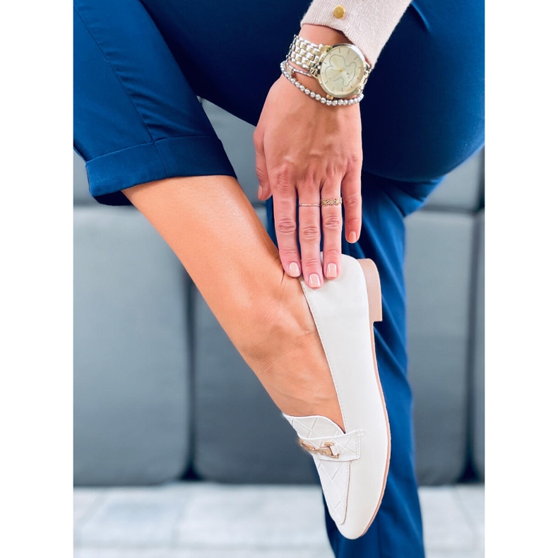 Jennie Beige loafers för dam 1