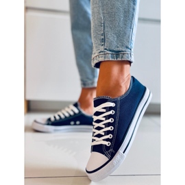 Basic D.BLUE klassiska sneakers för kvinnor blå 2