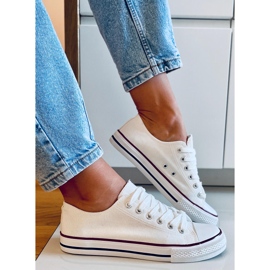 Basic Vita klassiska sneakers för kvinnor 2