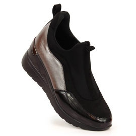 Dambrogues på kilklackarna eVento svart 2