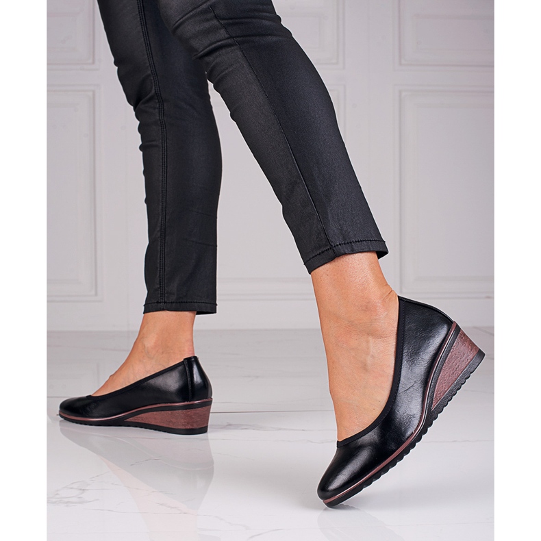 Svarta wedge pumps från W. Potocki 1