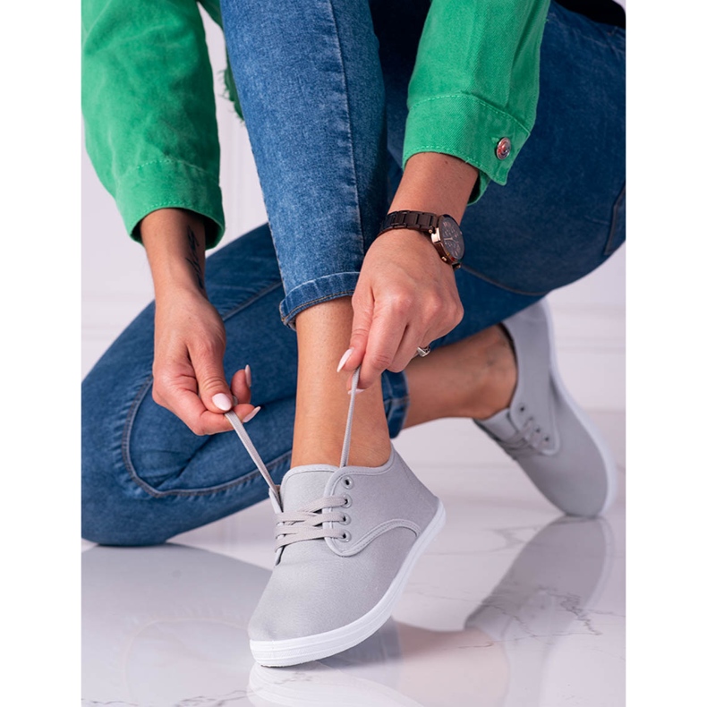 Lätt damsneakers Shelovet grå 1