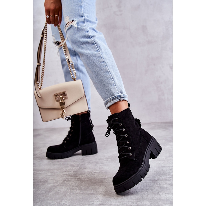 PG1 Dammocka Warm Boots Med Dragkedja Svart Emilien 2