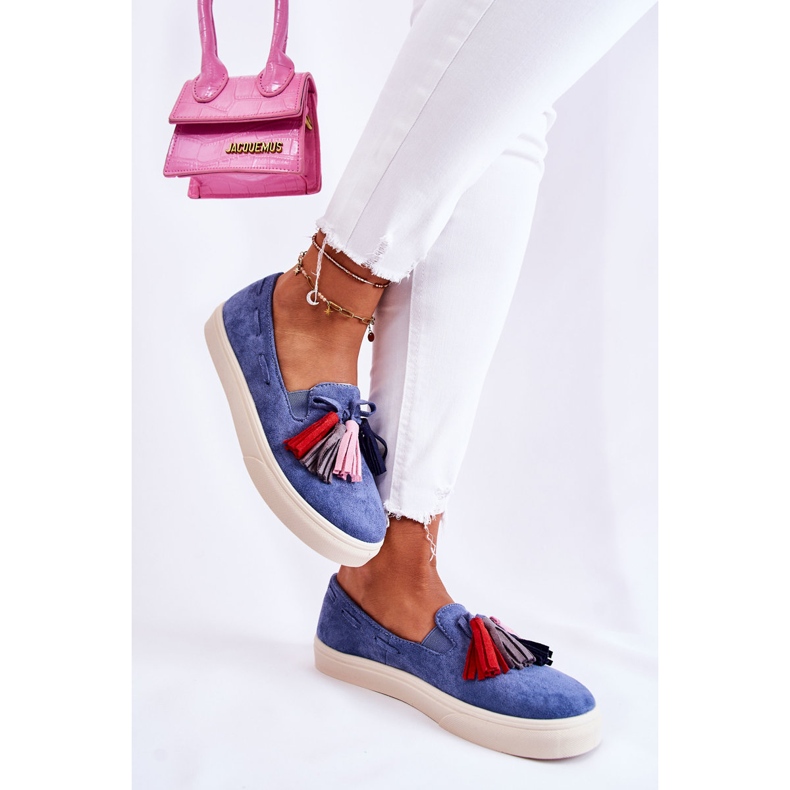 PS1 Damsneakers Slip-On Blue Venira blå 2