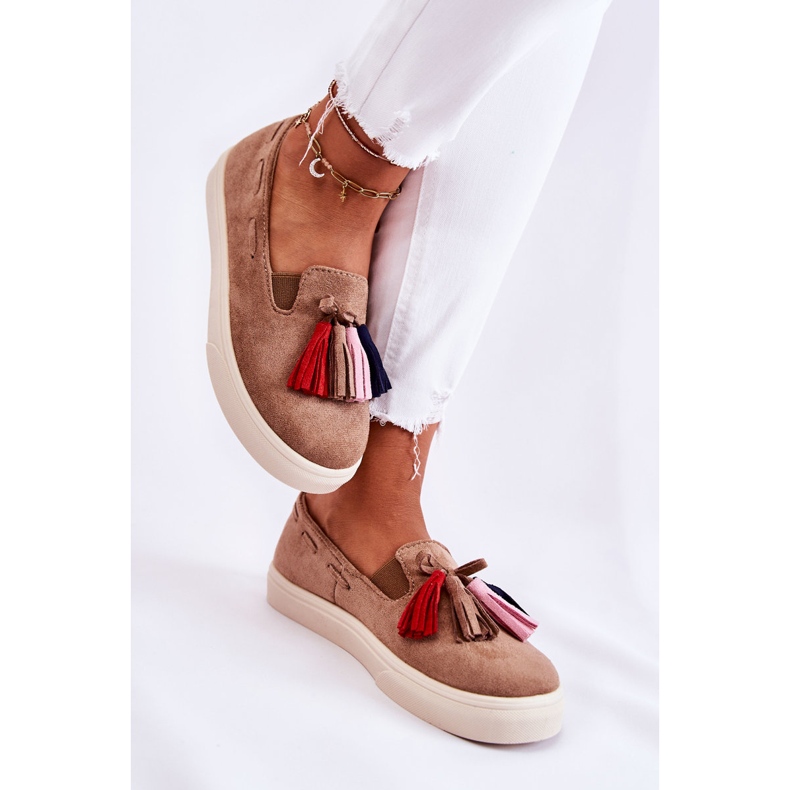 PS1 Damsneakers Slip-On Brun Venira 2