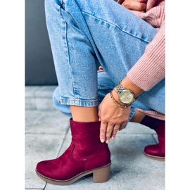 Linzi -stövlar i vingummi röd 2