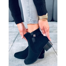 Radd Svarta lågklackade stövlar 2