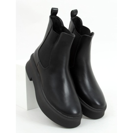 Chelsea boots på en tjock Laos Black sula svart 1