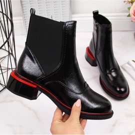 Jodhpur stövlar i svart lack för kvinnor Filippo 2