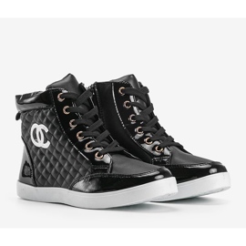 Höga Sneakers R18-2 svart 2