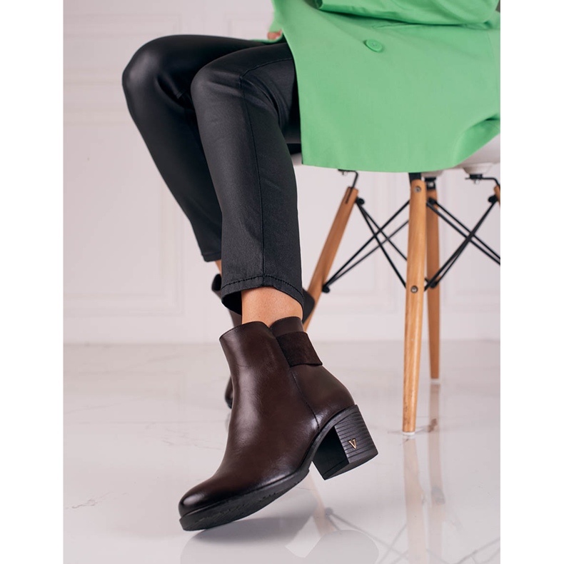 W. Potocki Klassiska bruna damstövlar från Potocki 2