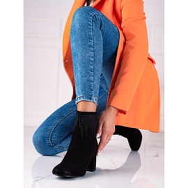 T.Sokolski Damkängor i mocka på Sokolski-stolpen svart 1