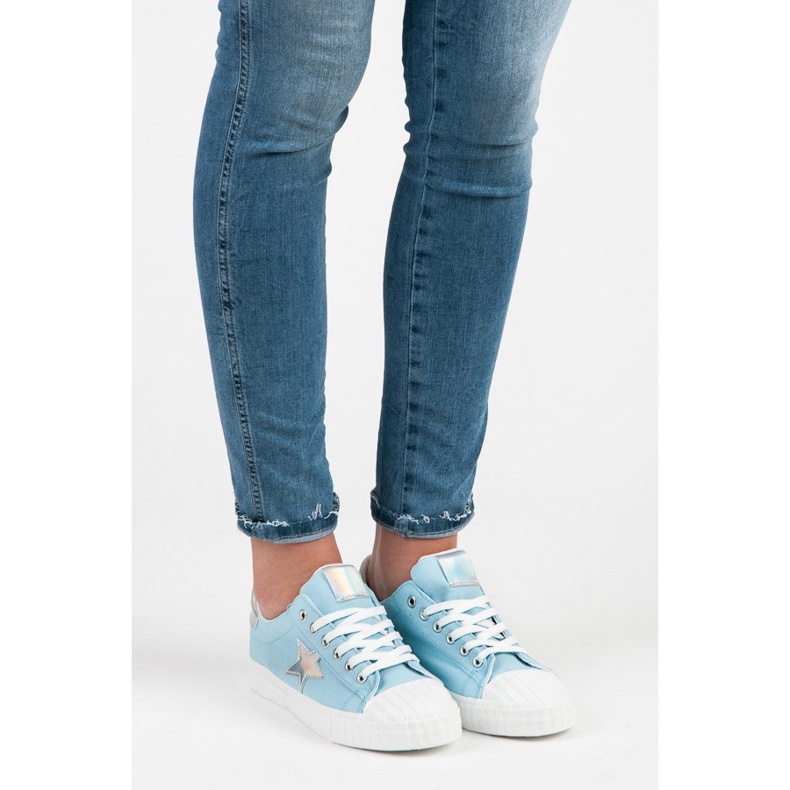 Hologram sneakers blå 1