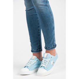 Hologram sneakers blå 2