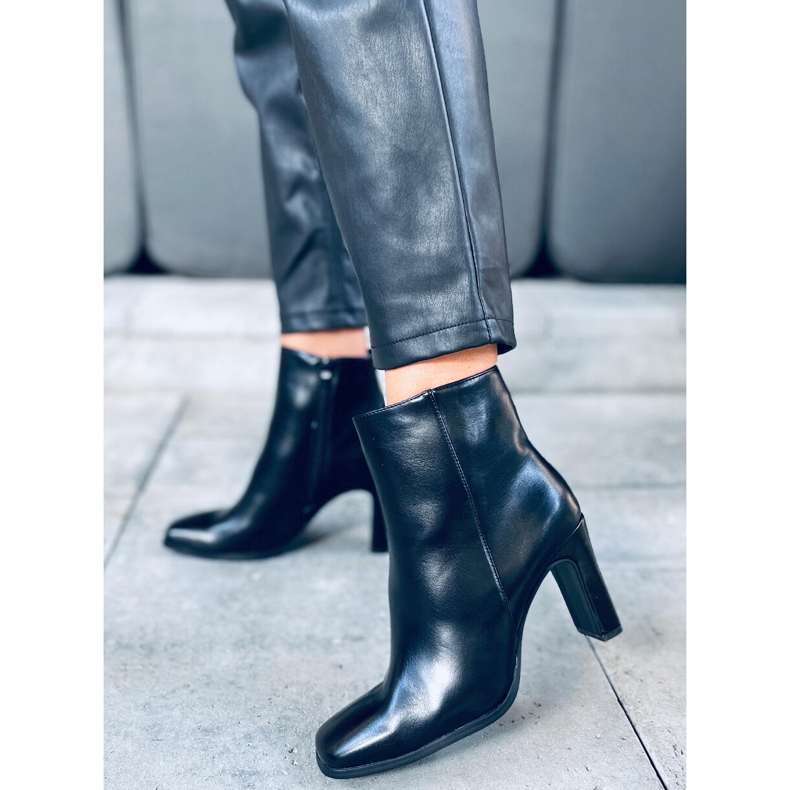 Madison Black Pu höga klackar svart 1