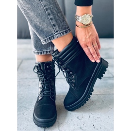 Gaba Svarta arbetsstövlar för kvinnor 1