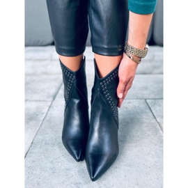 Girme Svarta högklackade stövlar 2