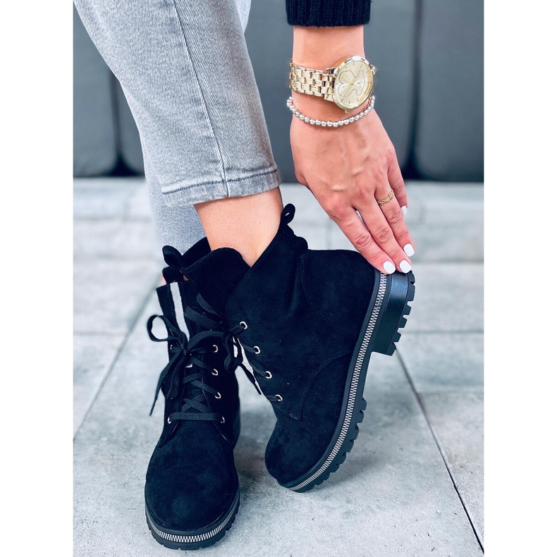 Snörstövlar Bing Black svart 2