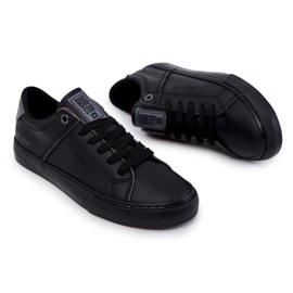 Läder Sneakers för män Big Star JJ174108 Svart 1