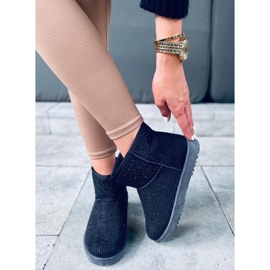 Emusy korta snöstövlar från Amber Black svart 1