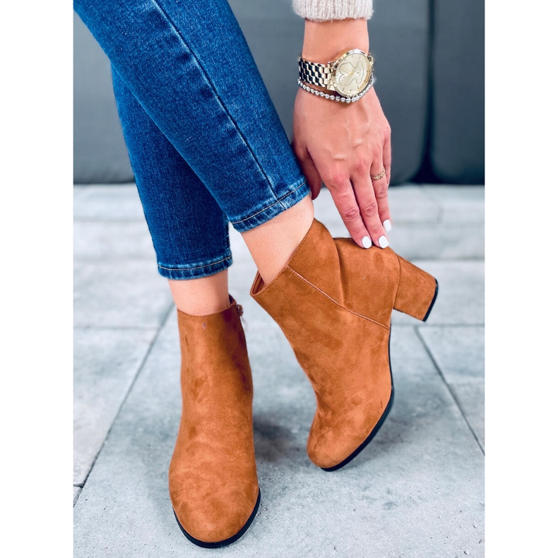 Talgo Camel höga klackar brun 1