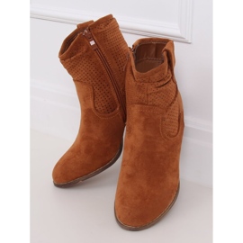 Fonda Camel höga klackar brun 2