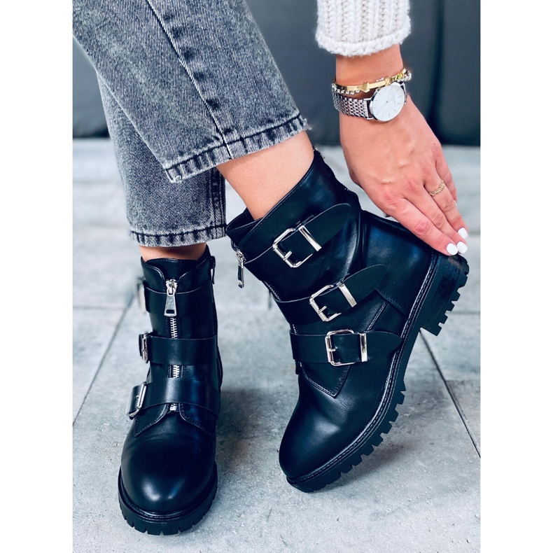 Oklahoma svarta militärstövlar 2