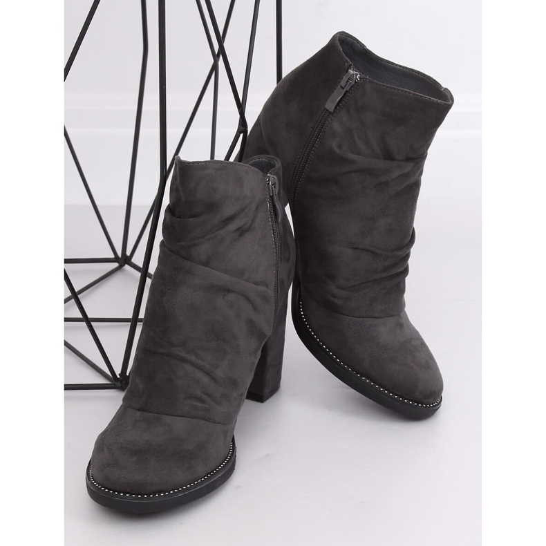 Puebla Grey höga klackar grå 1