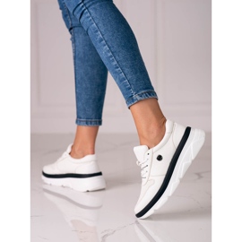 Vita Vinceza sneakers med tjock sula 2