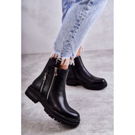 PG1 Skinnstövlar för kvinnor med dragkedja Svart Navarra 2