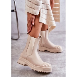 PG1 Klassiska High Workers Beige Bassti Boots 1