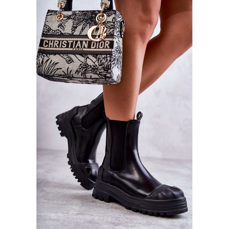 PG1 Klassiska High Workers Black Bassti Boots svart 1