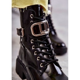 PG1 Lackade varma damstövlar Svart Costello 1