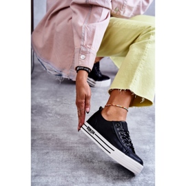 Låga damsneakers Big Star KK274015 Svart 2