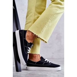 Sneakers i tyg för kvinnor Big Star KK274019 Svart 1