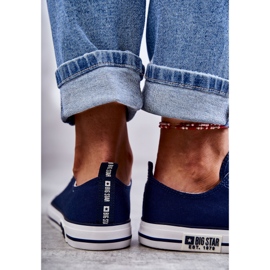 Dammaterial Sneakers Big Star KK274103 Marinblå 1